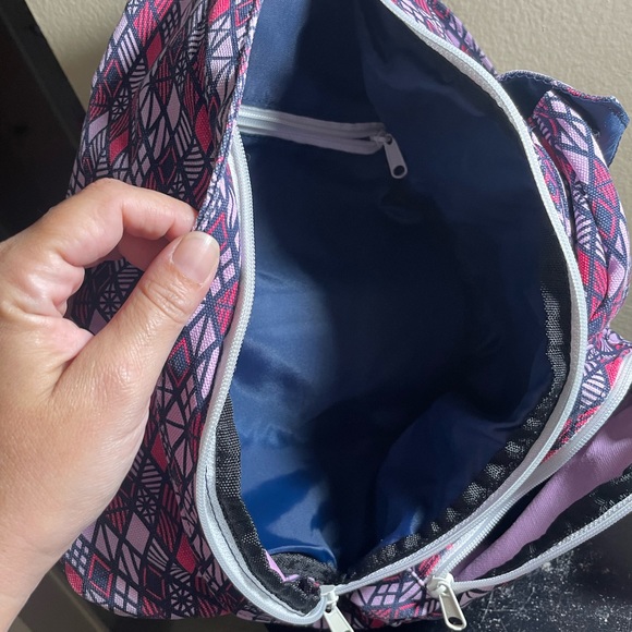 KAVU Women's Rope Pack pink Diamond print Sling pack Backpack - Picture 9 of 11